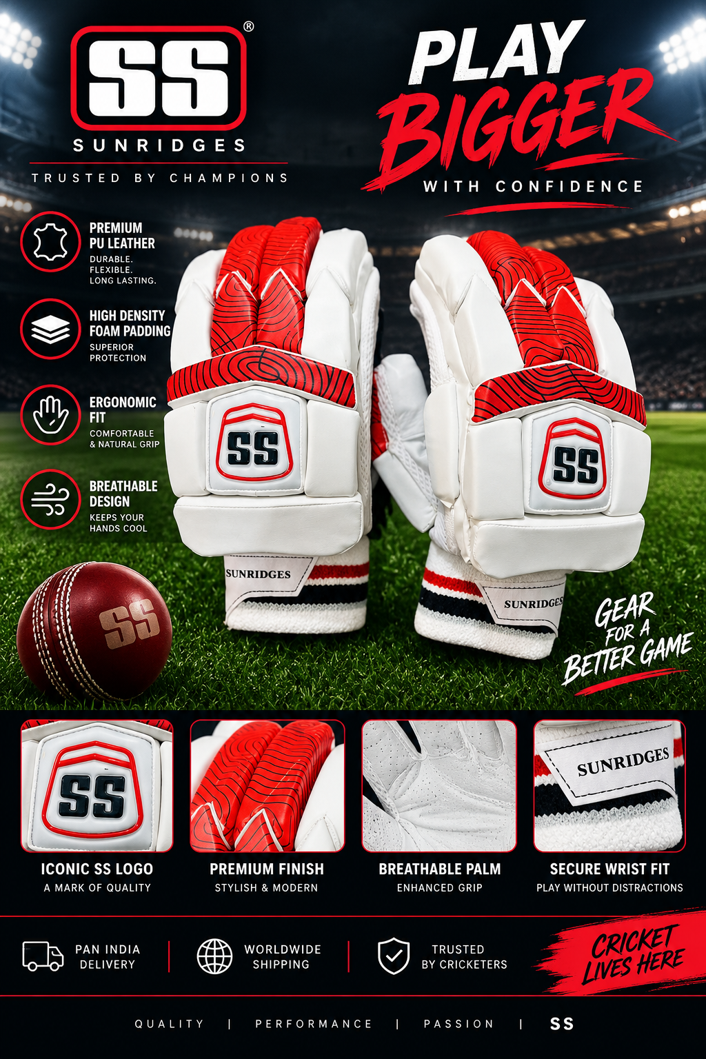 CG Batting Gloves