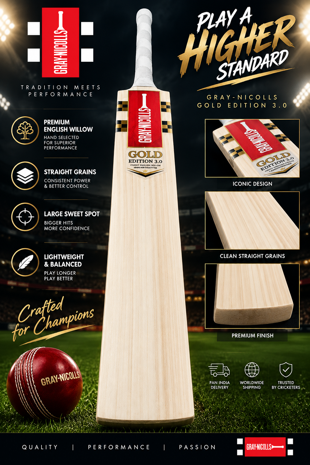 CG Premium English Willow Bat